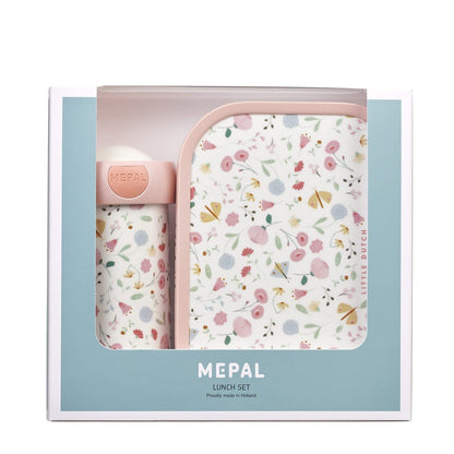Mepal Alimentación Set de lonchera y vaso 300 ML flores y mariposas 107420165243