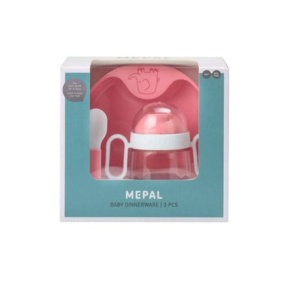 Mepal Alimentación Set de vajilla para bebé rosado 108040078400