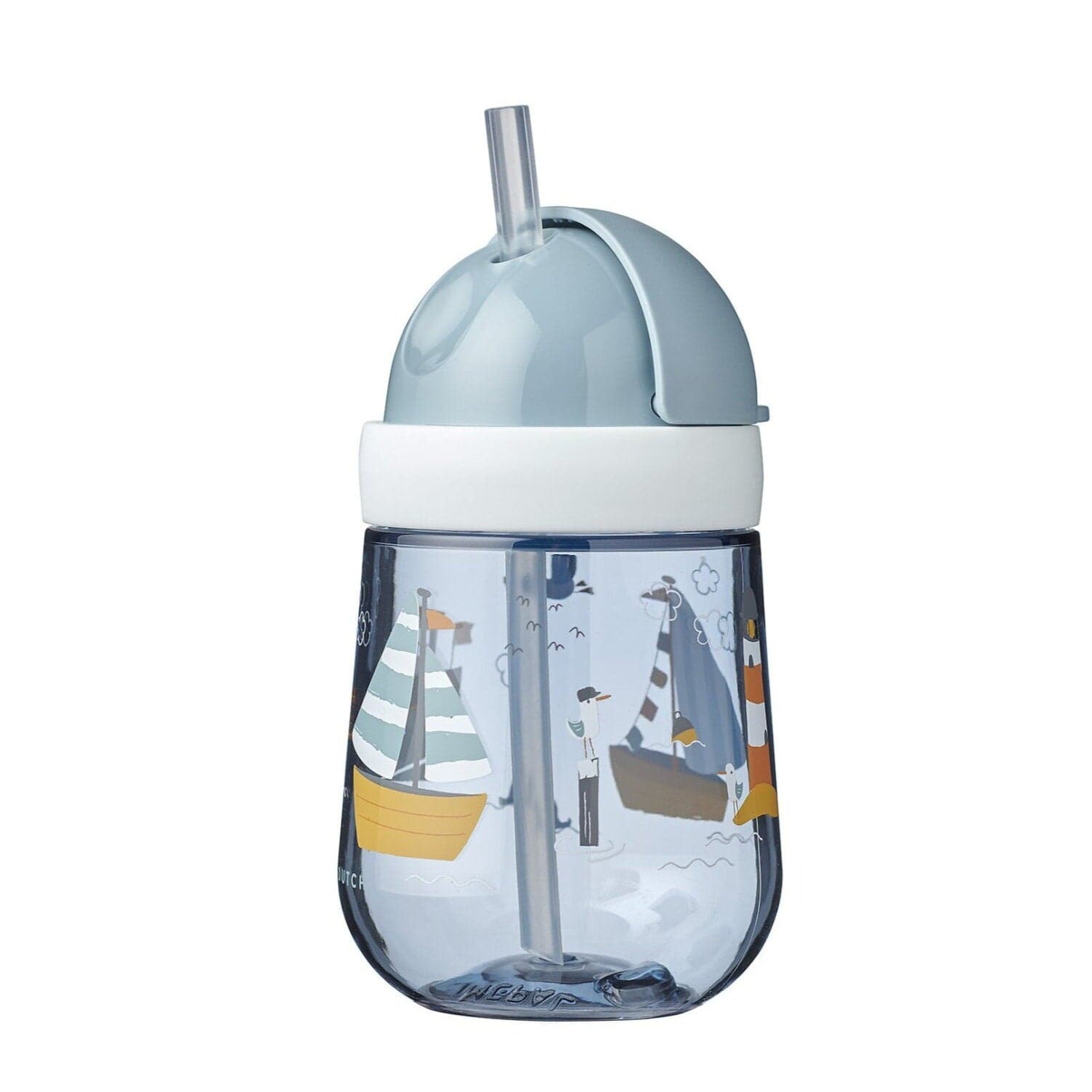 Mepal Alimentación Vaso Con Bombilla 300 ML ml Azul con barcos 108014065244