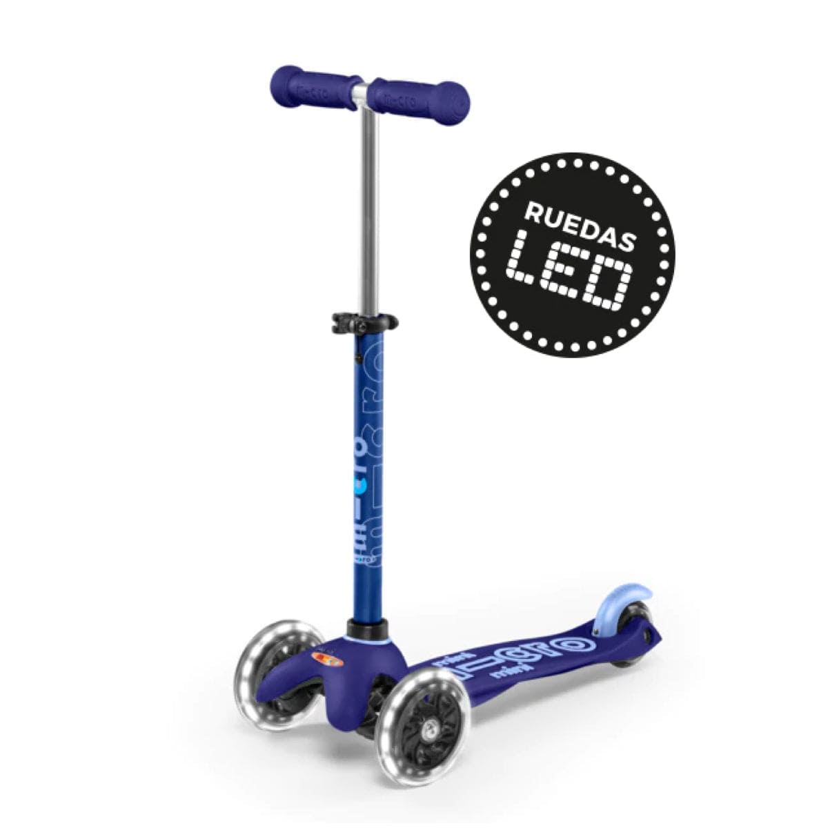 Micro Scooter Mini Micro Deluxe Led Azul MMD142