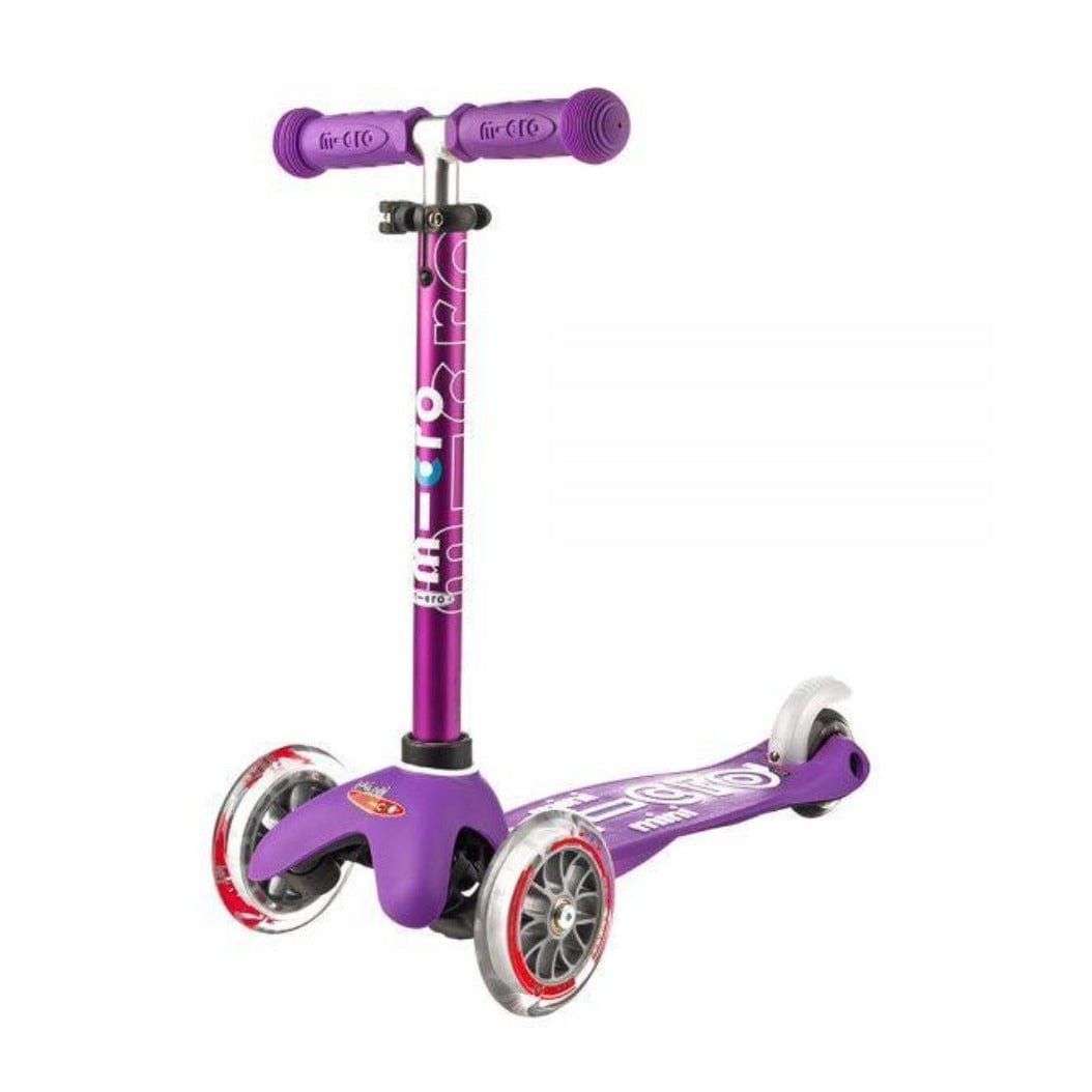 Micro Scooter Mini Micro Deluxe Led Morado MMD141