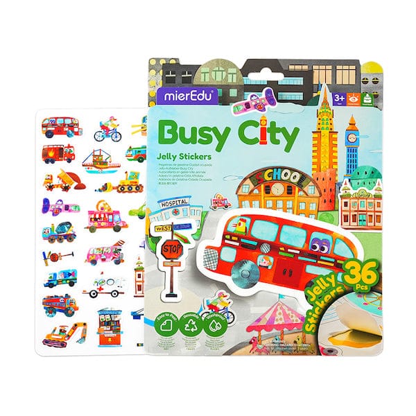 Mieredu Arte / Manualidades Stickers Gel  Cuidad Activa - Mieredu ME264