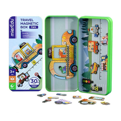 MierEdu Juegos Magnéticos Juego Magnético de Viajes Autos - MierEdu ME0884