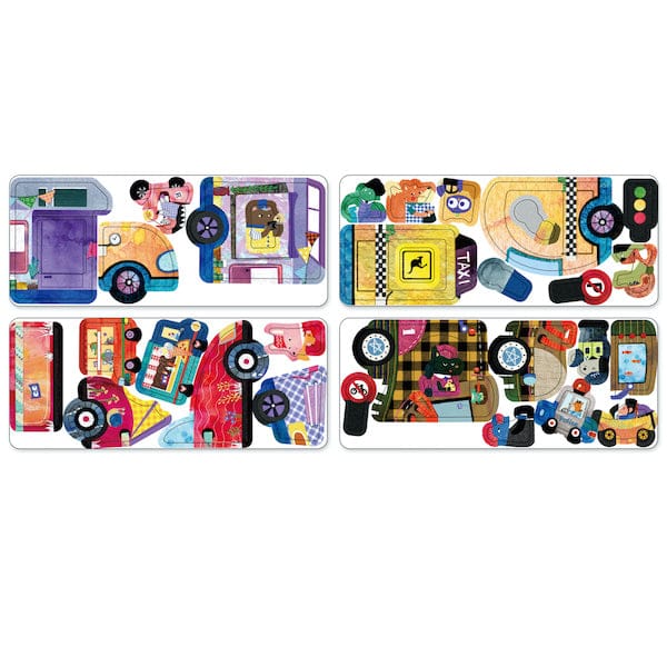 MierEdu Juegos Magnéticos Juego Magnético de Viajes Autos - MierEdu ME0884