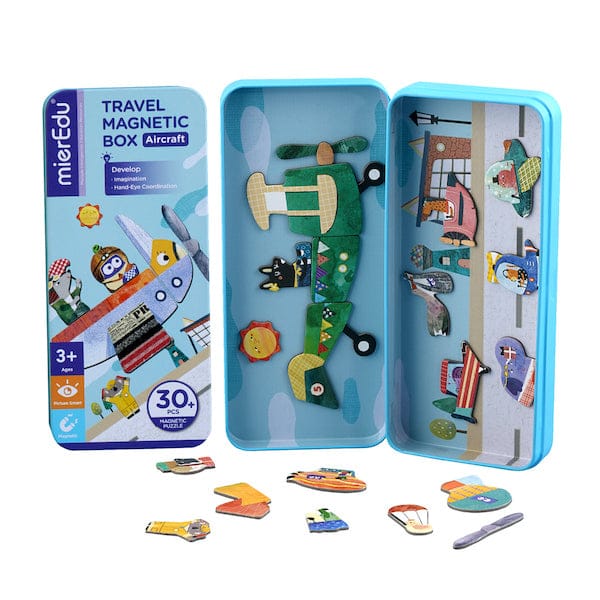 MierEdu Juegos Magnéticos Juego Magnético de Viajes Aviones - MierEdu ME0881