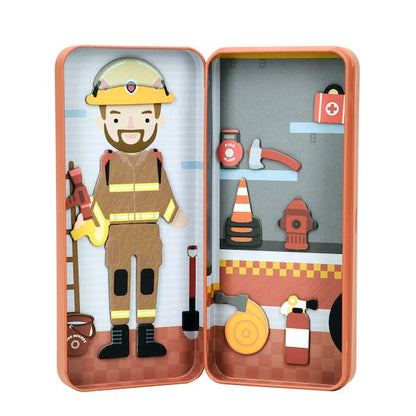 MierEdu Juegos Magnéticos Juego Magnético de Viajes Bomberos - MierEdu ME085