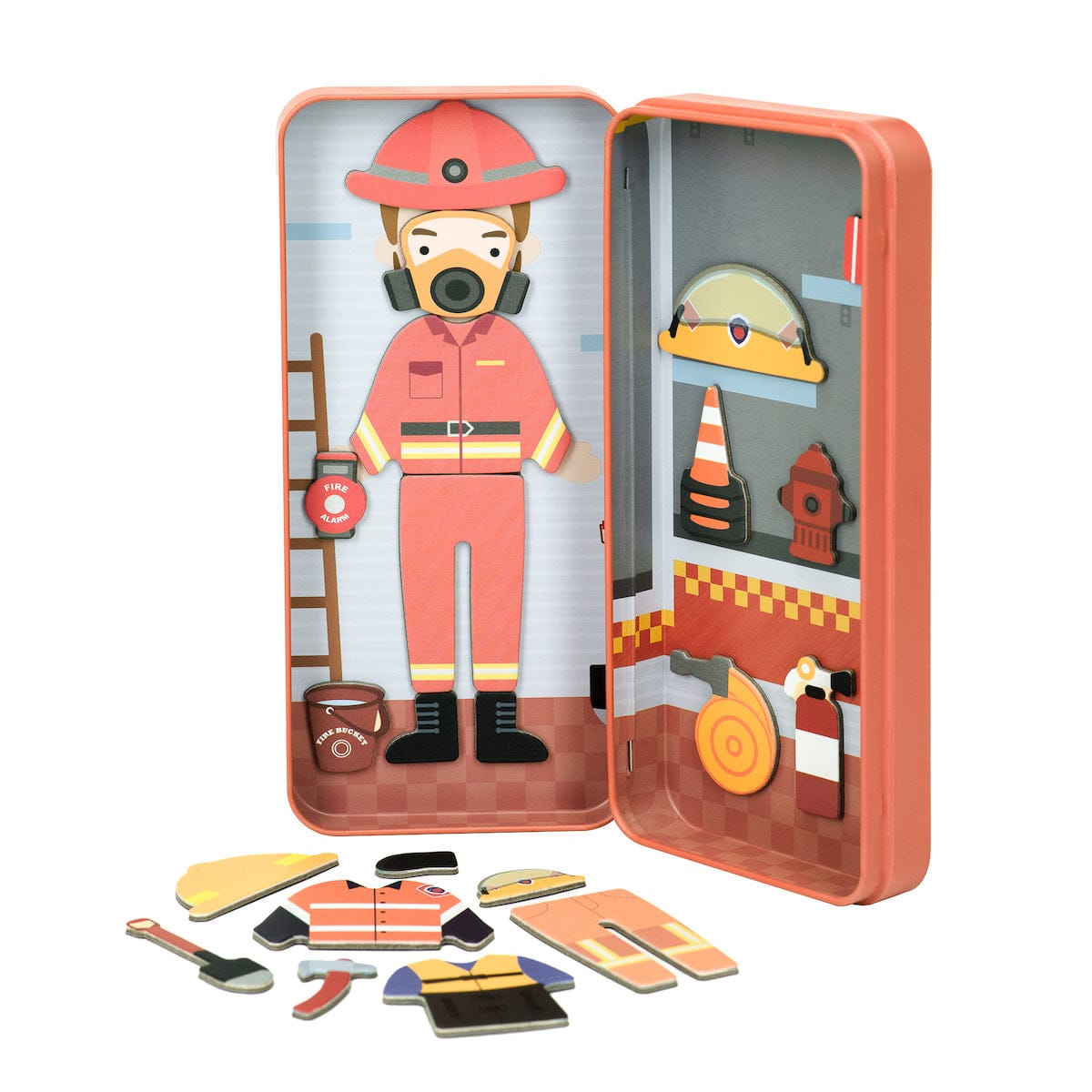 MierEdu Juegos Magnéticos Juego Magnético de Viajes Bomberos - MierEdu ME085