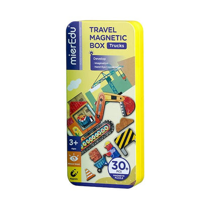 MierEdu Juegos Magnéticos Juego Magnético de Viajes Camiones - MierEdu ME0882