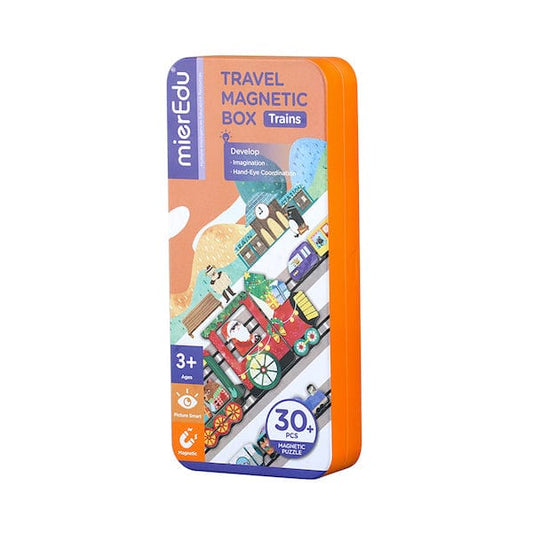 MierEdu Juegos Magnéticos Juego Magnético de Viajes Trenes - MierEdu ME0883