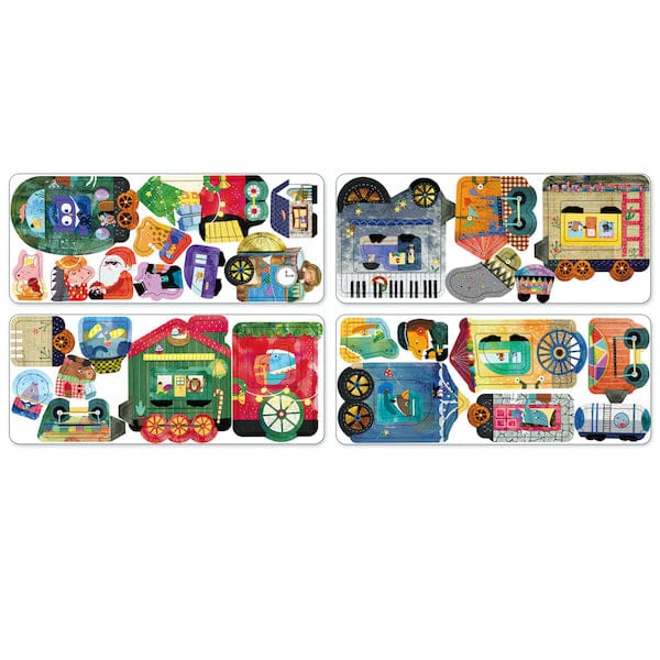 MierEdu Juegos Magnéticos Juego Magnético de Viajes Trenes - MierEdu ME0883