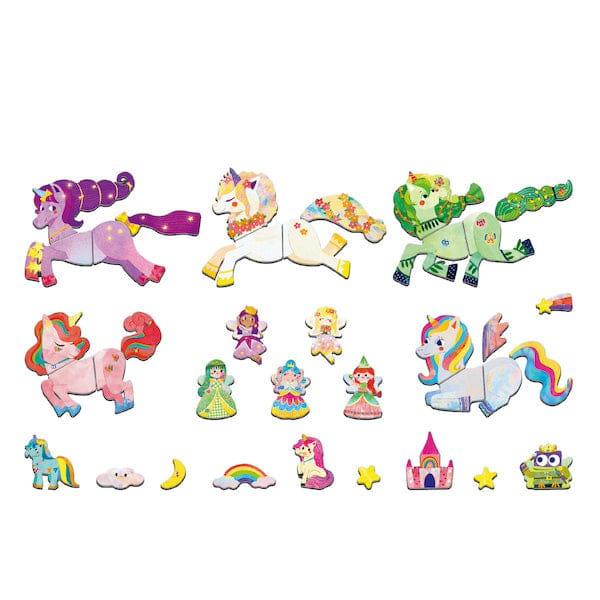 MierEdu Juegos Magnéticos Juego Magnético de Viajes Unicornios - MierEdu ME0885