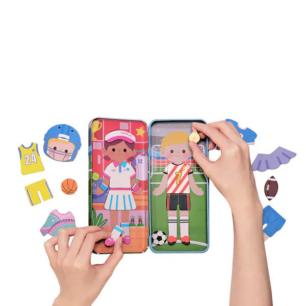 MierEdu Juegos Magnéticos Juego Magnético Estrellas del Deporte  - MierEdu ME0897