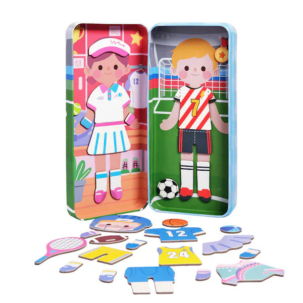 MierEdu Juegos Magnéticos Juego Magnético Estrellas del Deporte  - MierEdu ME0897