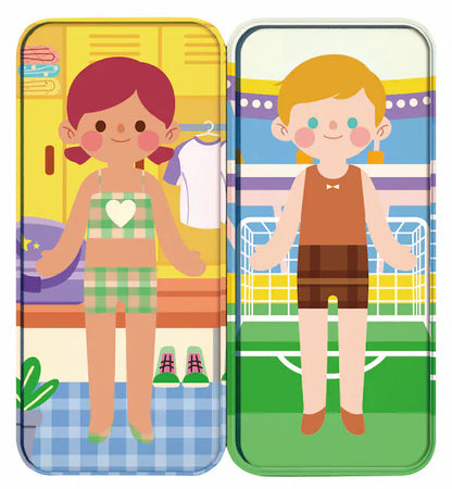 MierEdu Juegos Magnéticos Juego Magnético Estrellas del Deporte  - MierEdu ME0897
