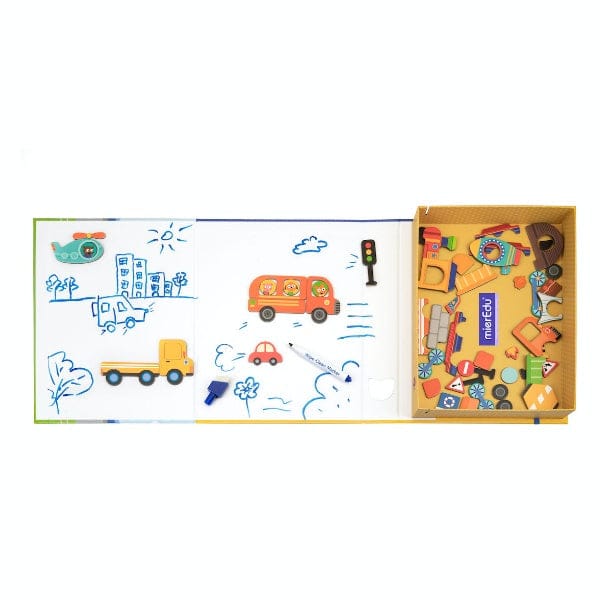 MierEdu Juegos Magnéticos Juego y Arte Magnético Vehículos - MierEdu ME151