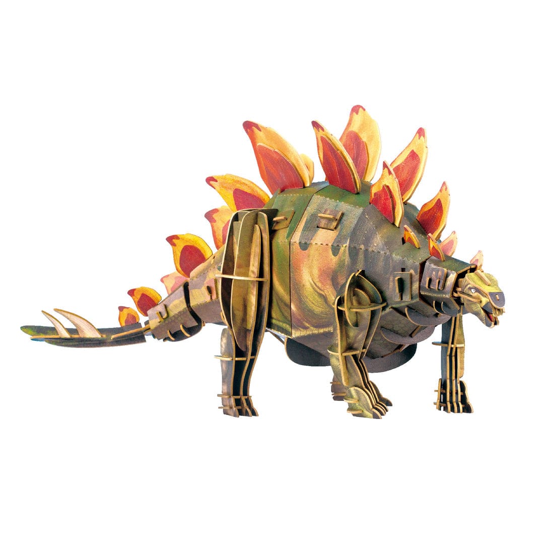 MierEdu Puzzles y encajes Puzzle eco 3D Estegosaurio ME4243