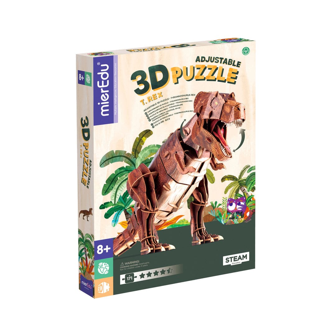 MierEdu Puzzles y encajes Puzzle eco 3D Tyrannosaurus Rex ME4241