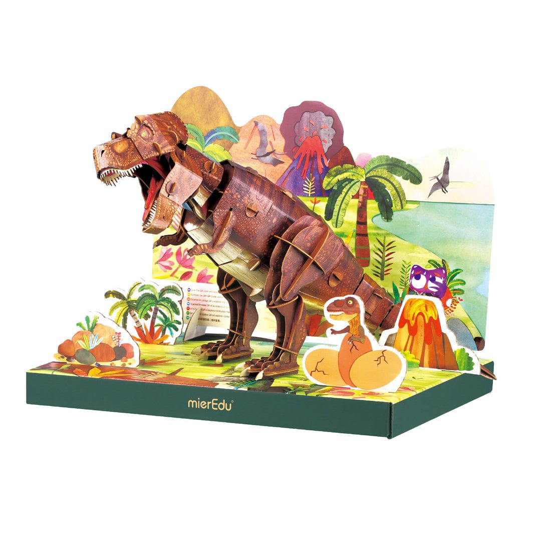 MierEdu Puzzles y encajes Puzzle eco 3D Tyrannosaurus Rex ME4241