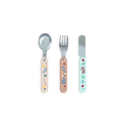 Miniland Alimentación Set de cubiertos infantiles Steel Cutlery Dreamland - Miniland 89752