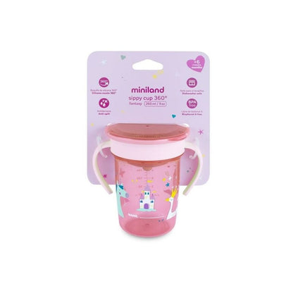 Miniland Alimentación Vaso de aprendizaje Sippy Cup 360 Fantasy - Miniland 89649