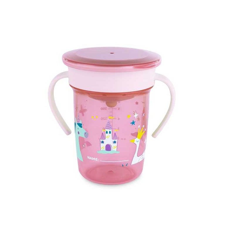 Miniland Alimentación Vaso de aprendizaje Sippy Cup 360 Fantasy - Miniland 89649