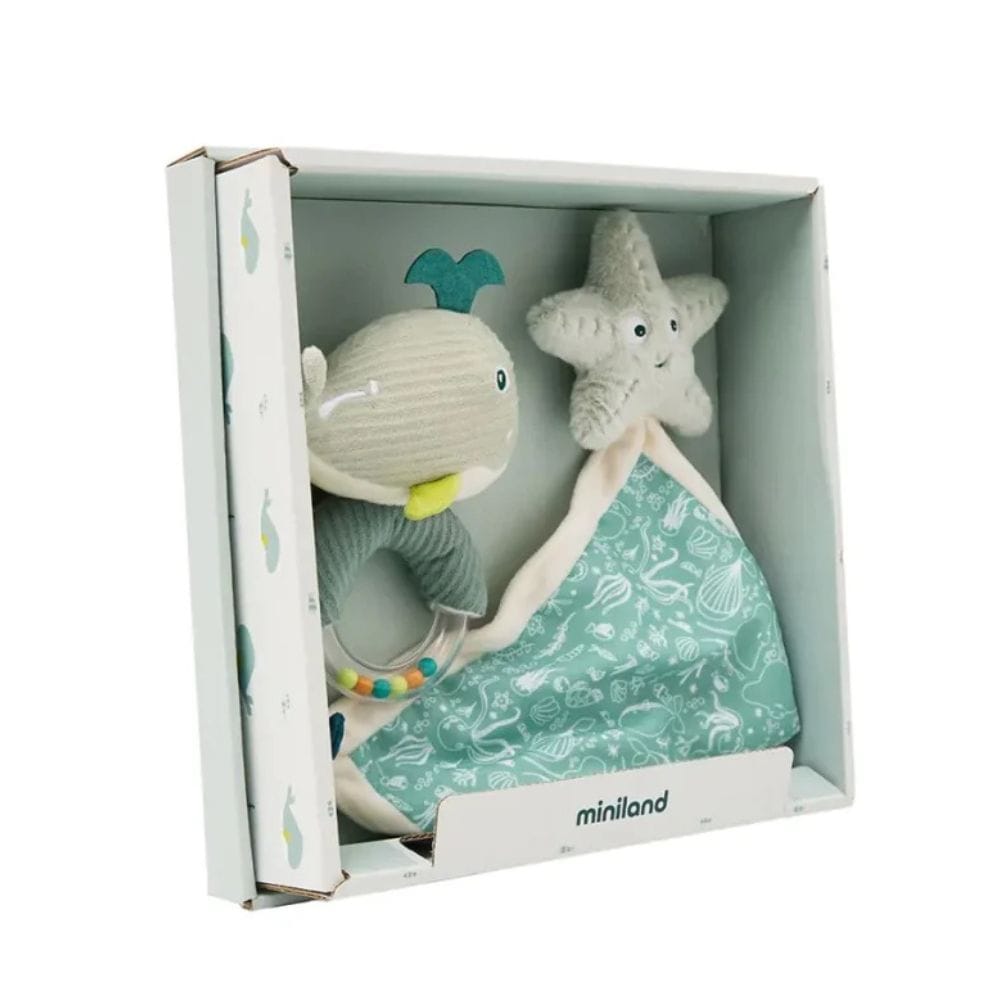 Miniland Juguetes de actividades para bebés Pack de regalo recién nacido Ocean - Miniland 97360