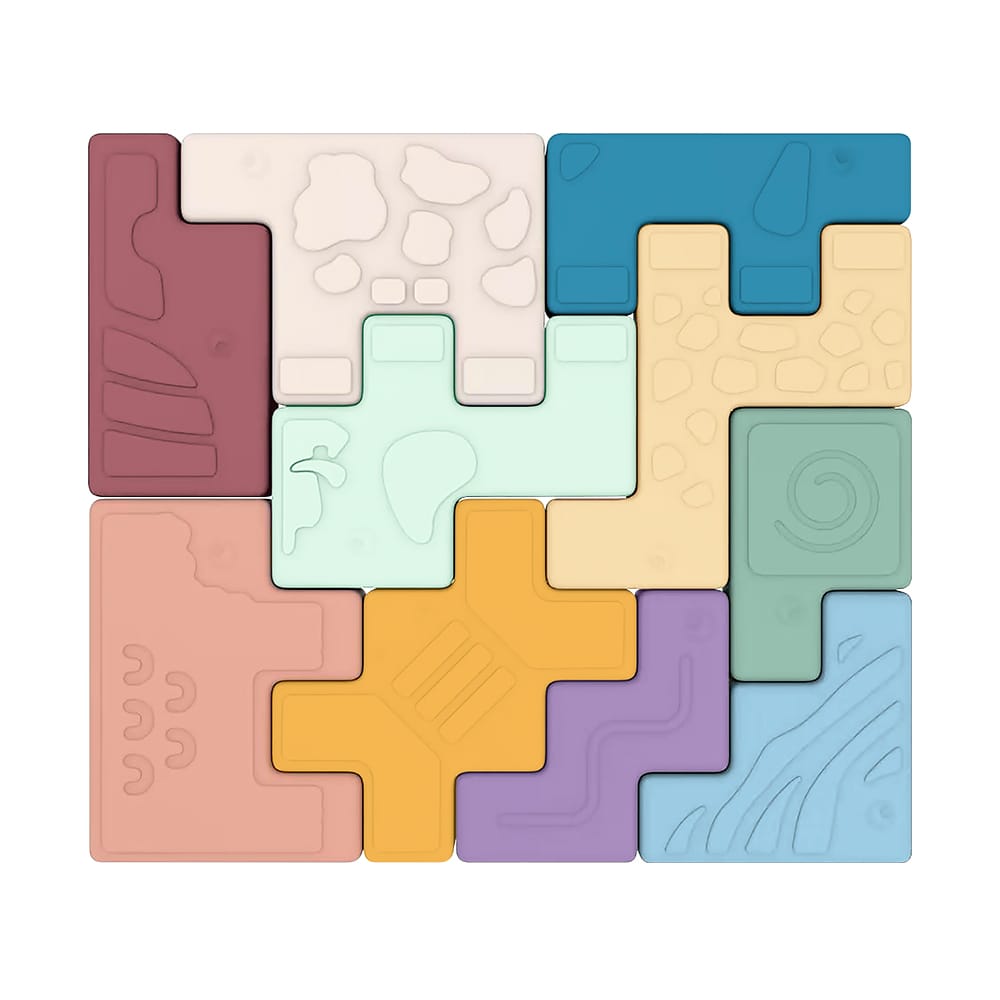 Miniland Puzzles y encajes Puzzle Soft animal blocks - Miniland 46020