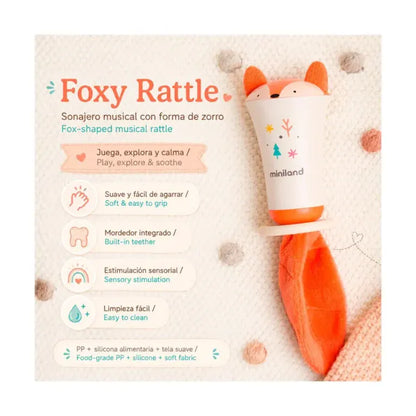 Miniland Sonajero Sonajero Foxy Rattle - Miniland 89723
