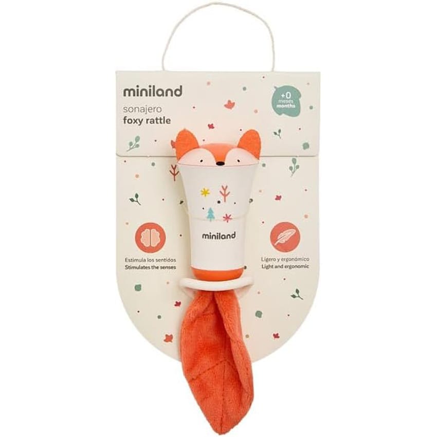 Miniland Sonajero Sonajero Foxy Rattle - Miniland 89723