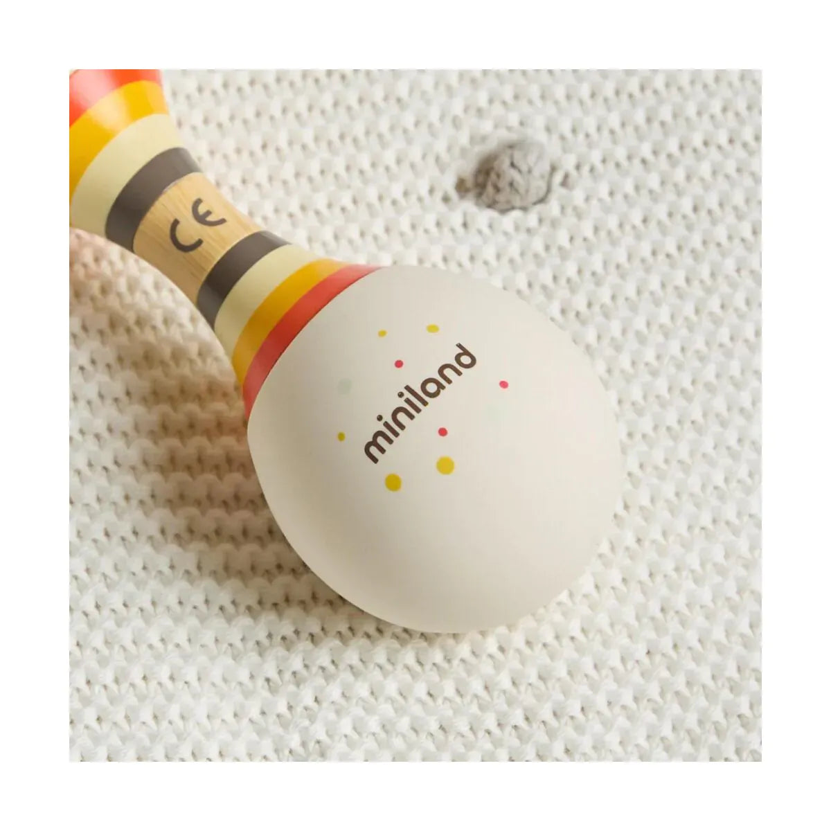 Miniland Sonajero Sonajero soft duo rattle - Miniland 89722
