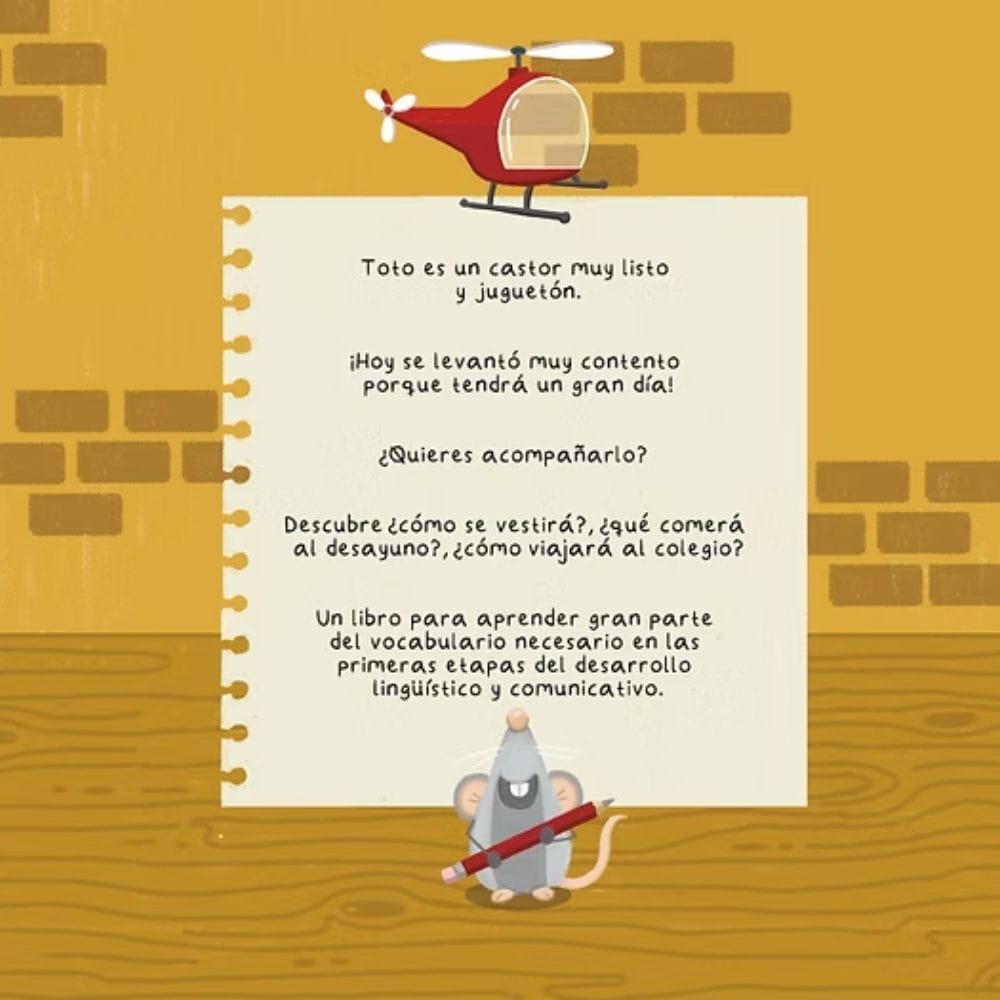 Minilupa Libro Libro Toto Potenciando el vocabulario - Minilupa 9789566274384