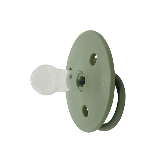 MININOR Chupete Chupetes redondos silicona verde 6M+ 2 unidades MN123