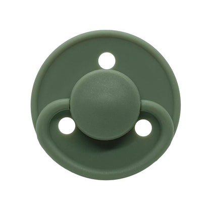 MININOR Chupete Chupetes redondos silicona verde 6M+ 2 unidades MN123