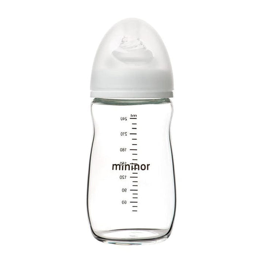 MININOR Mamadera Mamadera de vidrio 240 ml - Mininor MN139