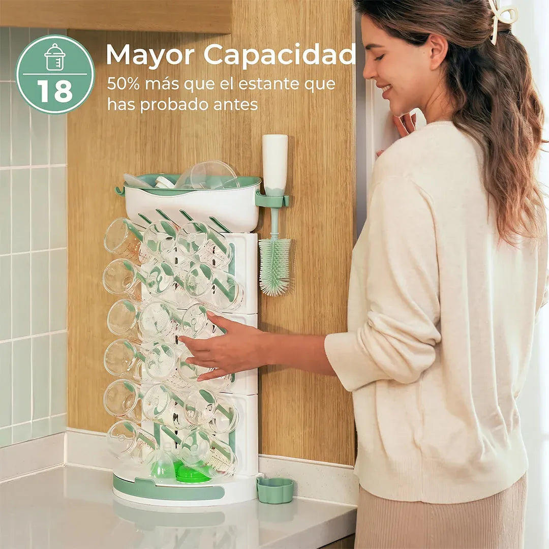 Momcozy Alimentación Escurridor Modular para Mamaderas DIY | Momcozy MCDK001R