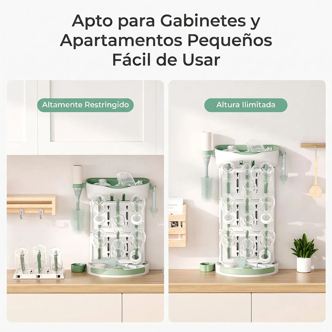 Momcozy Alimentación Escurridor Modular para Mamaderas DIY | Momcozy MCDK001R