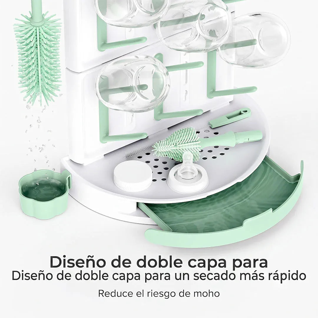 Momcozy Alimentación Escurridor Modular para Mamaderas DIY | Momcozy MCDK001R