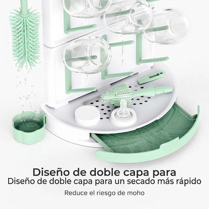 Momcozy Alimentación Escurridor Modular para Mamaderas DIY | Momcozy MCDK001R
