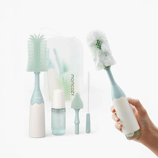 Momcozy Alimentación Set de Cepillos para Mamaderas - Momcozy LS002-GE00NB-A