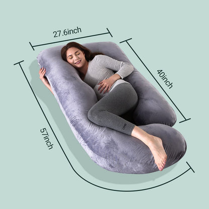 Momcozy Cojin de Lactancia Almohada de embarazo forma de U - Momcozy MCAEUZ02