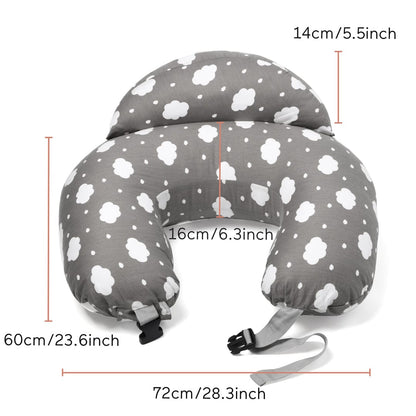 Momcozy Cojin de Lactancia Almohada para lactancia en forma U / nubes - Momcozy MCALAP01