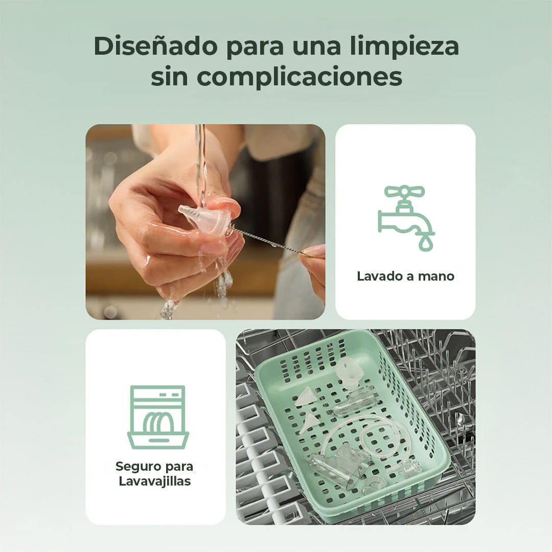 Momcozy Cuidado Personal Aspirador Nasal 2-1 BN08 grado hospitalario blanco - Momcozy MCAN008