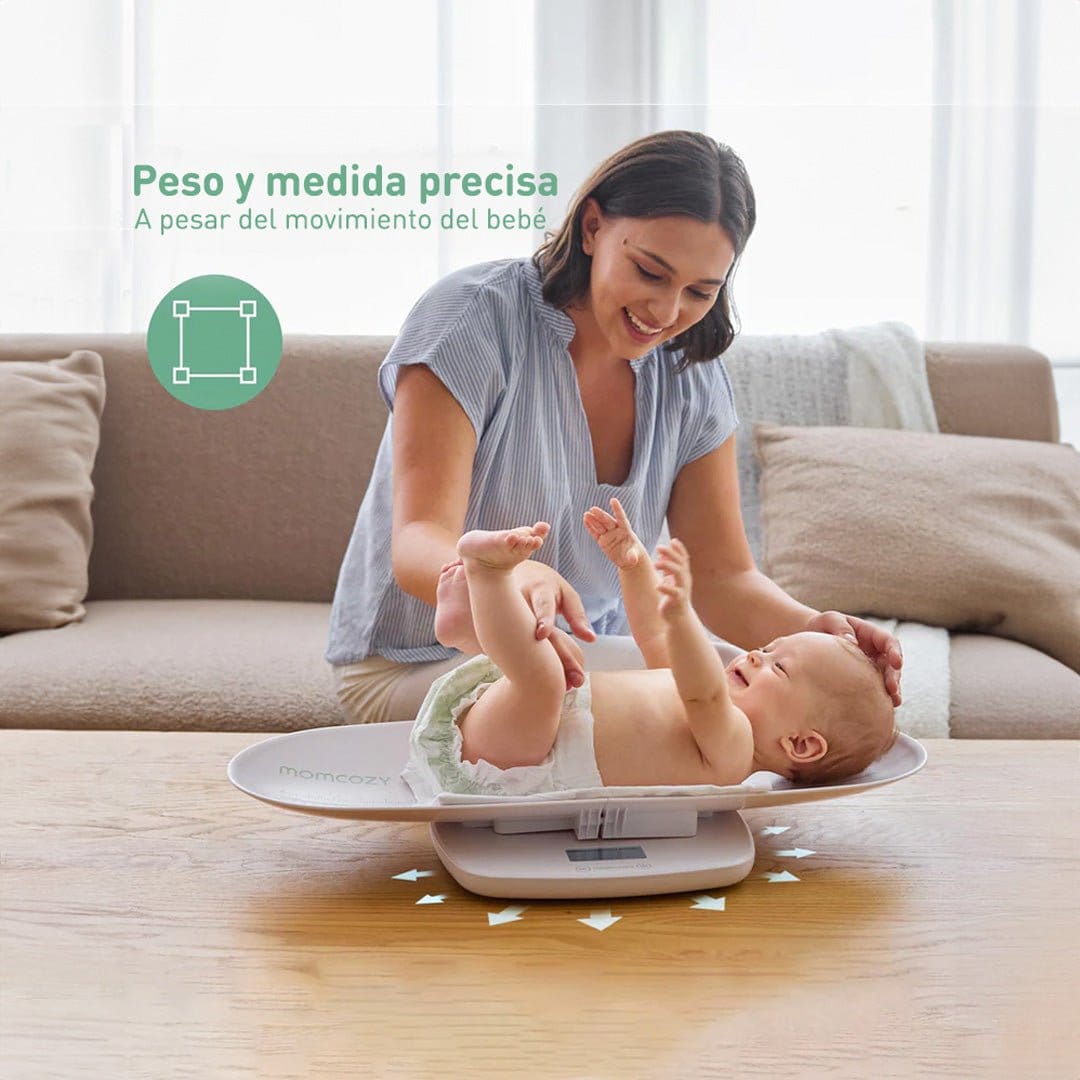 Momcozy Cuidado Personal Balanza para bebé 2-1 con medidor - Momcozy MCAZ001
