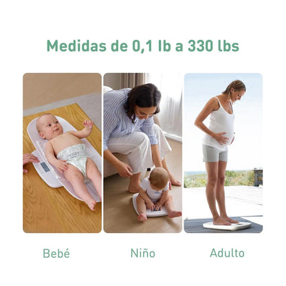 Momcozy Cuidado Personal Balanza para bebé 2-1 con medidor - Momcozy MCAZ001