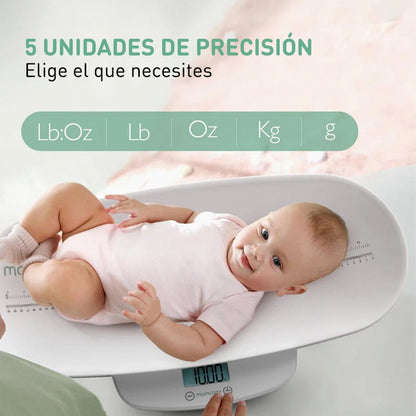Momcozy Cuidado Personal Balanza para bebé 2-1 con medidor - Momcozy MCAZ001