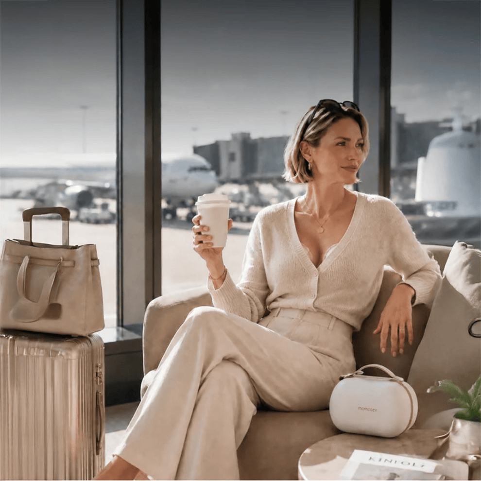 Momcozy Lactancia Materna Extractor de Leche Materna Doble Air 1 Ultra Slim - Momcozy MCAIR1DCR