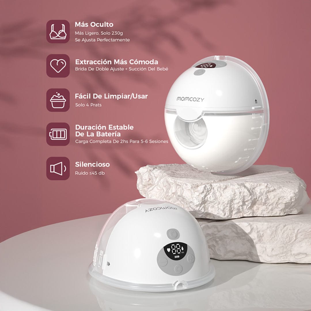 Momcozy Lactancia Materna Extractor de leche materna Doble M5 Smart - Momcozy MCM5SDR