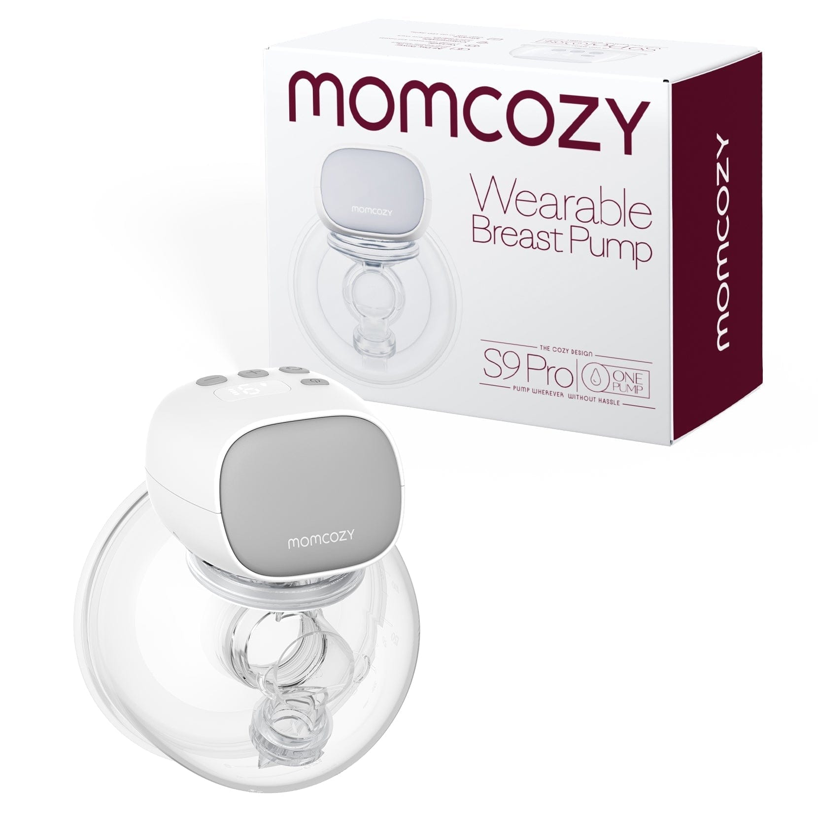 Momcozy Lactancia Materna Extractor de leche materna eléctrico manos libres S9 pro single - Momcozy MCS9SGR