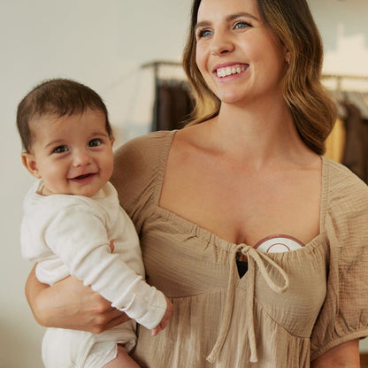 Momcozy Lactancia Materna Extractor de leche materna M6 Doble Manos libres Mobile Style - Momcozy MCM6DCR