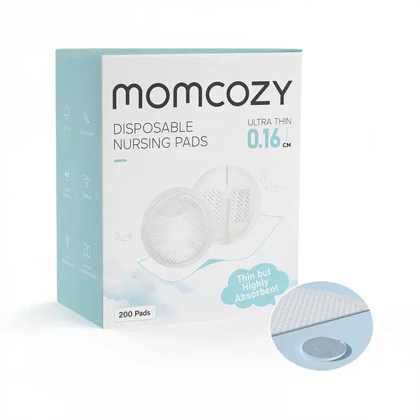 Momcozy Lactancia Materna Pads Absorbentes de Lactancia Ultra Delgados 200 un - Momcozy MCUTDNP200